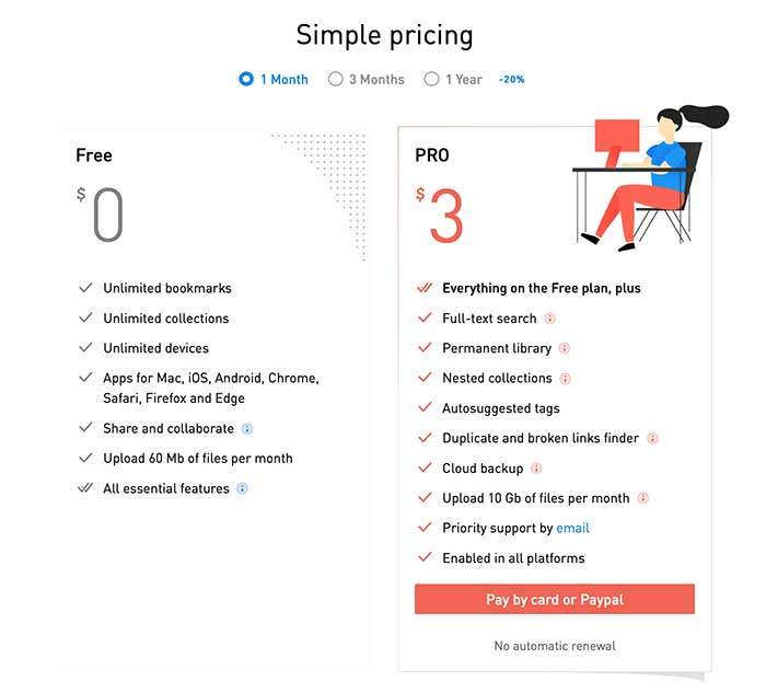 raindrop.io for free or upgrade for extra features 2020