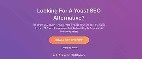 rank math seo plugin for wordpress