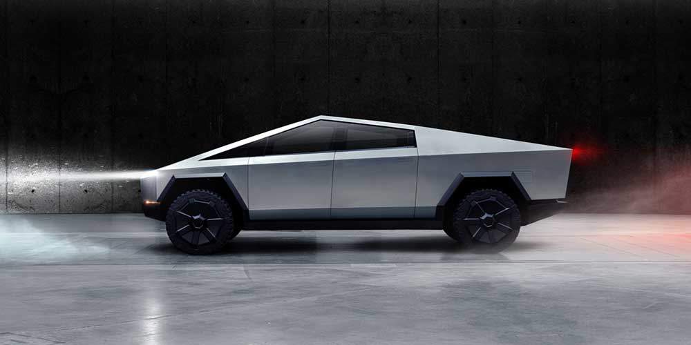 tesla electric pickup truck cybertruck