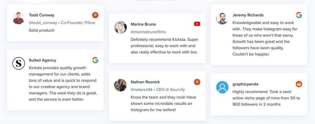 Kicksta one of the best Instagram growth social media resources